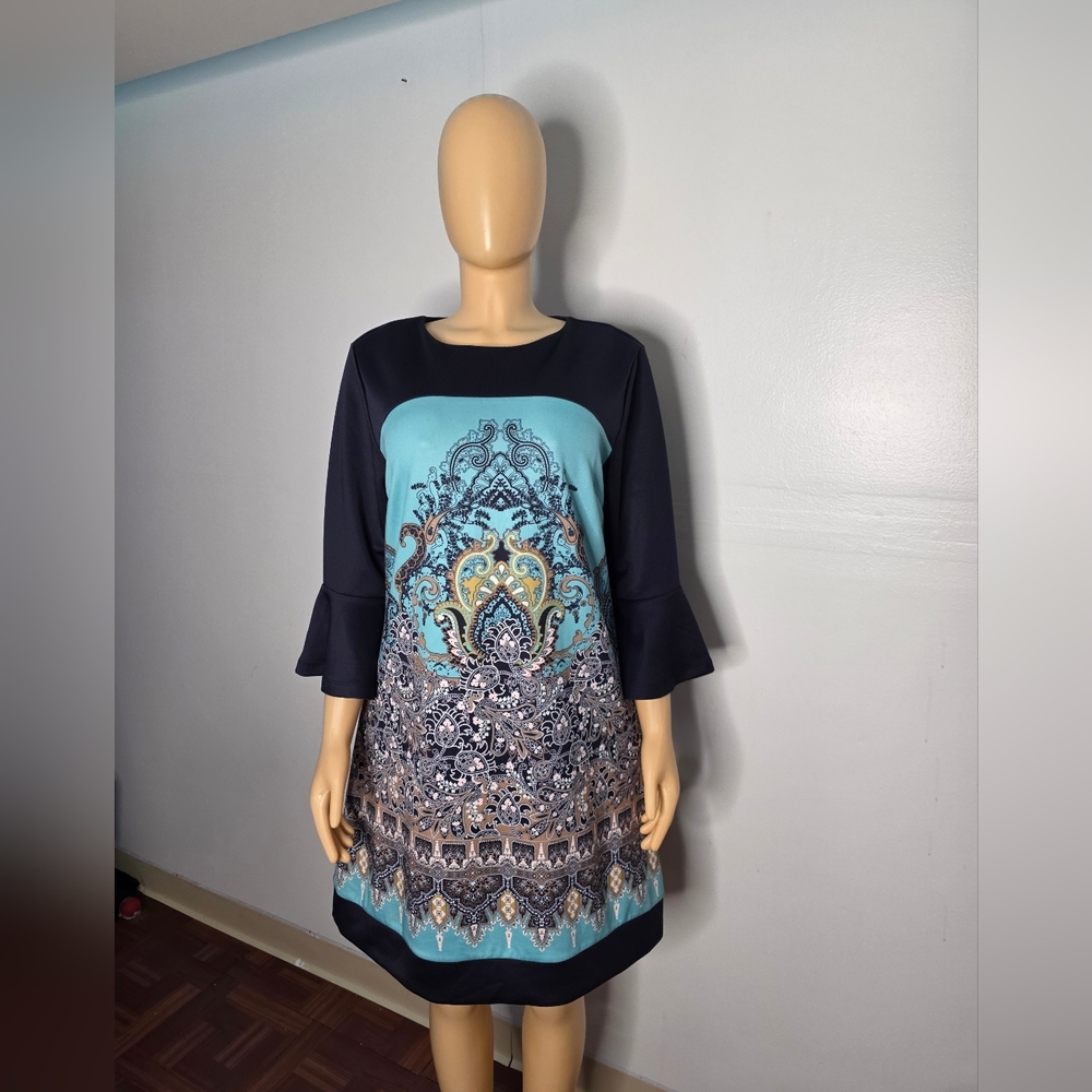 New York & Company Black Stretch Dress Size US/L